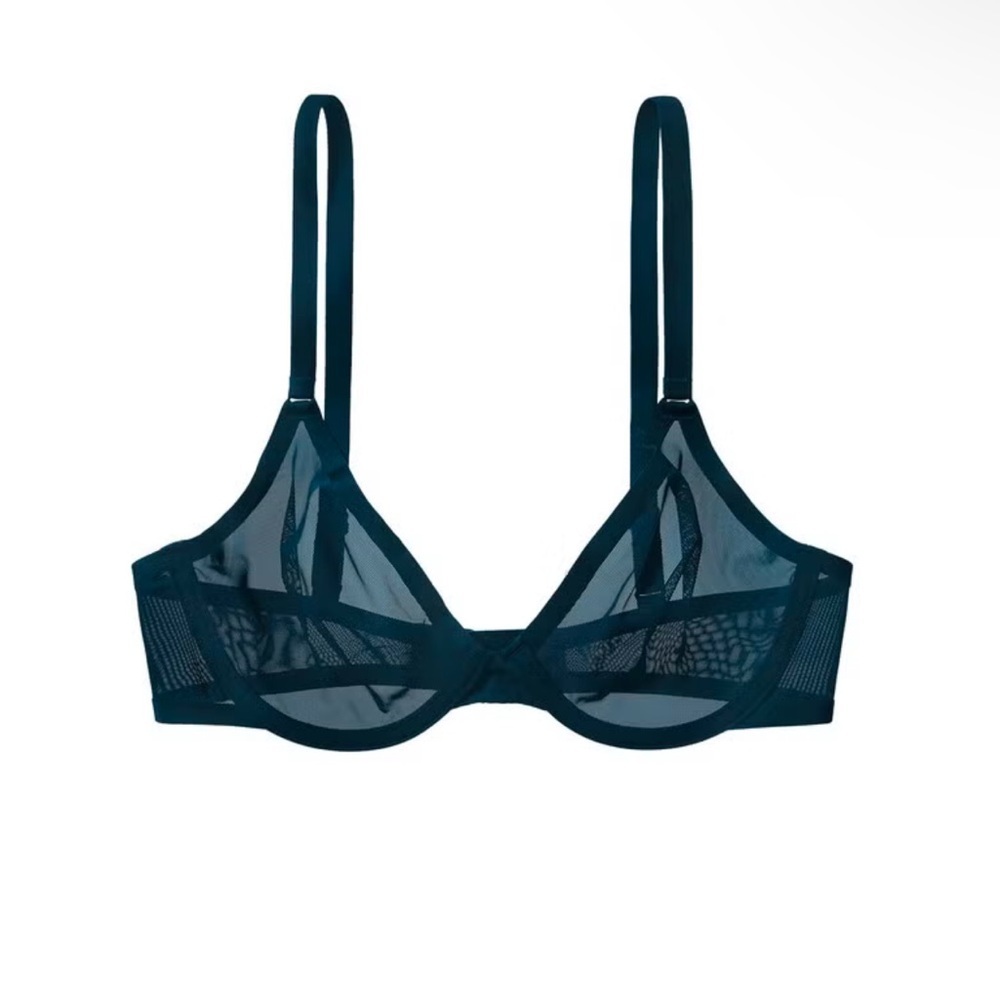 NWOT CUUP The Plunge Mesh Bra Size 32H